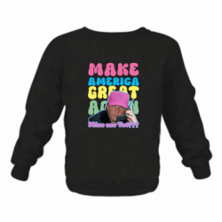 Детский свитшот на флисе Make America Greate Again - FATLINE Детский свитшот на флисе Make America Greate Again