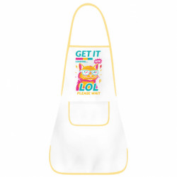 Фартук Кот в режиме вайбу - FATLINE Фартук Кот в режиме вайбу