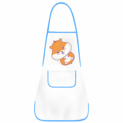 Фартух Смішний хом'як, що лежить на спині - FATLINE Фартух Смішний хом'як, що лежить на спині