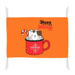 Флаг Happy Christmas Holiday - FATLINE Флаг Happy Christmas Holiday