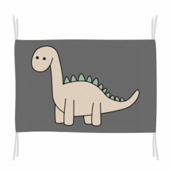 Флаг Милый Динозавр - FATLINE Флаг Милый Динозавр