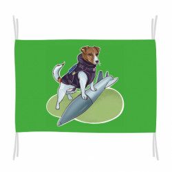 Флаг Собака Патрон на ракете - FATLINE Флаг Собака Патрон на ракете