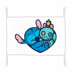 Флаг Стич с куклой - FATLINE Флаг Стич с куклой