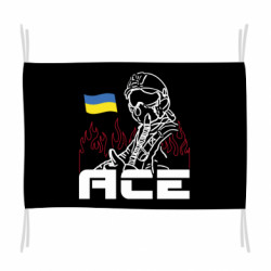 Флаг Украинский летчик - FATLINE Флаг Украинский летчик