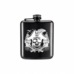 Фляга Arm Череп пирата в шляпе - FATLINE Фляга Arm Череп пирата в шляпе