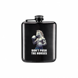 Фляга Arm Don’t push the horses арт - FATLINE Фляга Arm Don’t push the horses арт