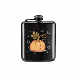 Фляга Arm Красивая оранжевая тыква с листьями - FATLINE Фляга Arm Красивая оранжевая тыква с листьями