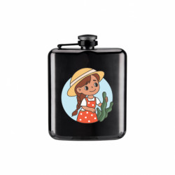 Фляга Arm Милаха девочка в шляпе - FATLINE Фляга Arm Милаха девочка в шляпе