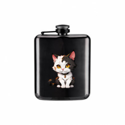 Фляга Arm Задумчивый котик - FATLINE Фляга Arm Задумчивый котик