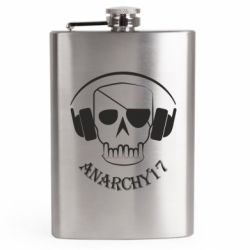 Фляга дорожная Anarchy17 - официальный логотип - FATLINE Фляга дорожная Anarchy17 - официальный логотип