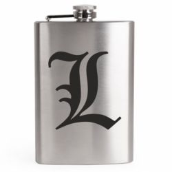 Фляга дорожня Death Note minimal logo - FATLINE Фляга дорожня Death Note minimal logo
