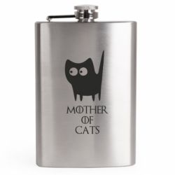 Фляга дорожная Mother of cats - FATLINE Фляга дорожная Mother of cats