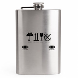 Фляга дорожная Персональный райдер Знаки упаковки - FATLINE Фляга дорожная Персональный райдер Знаки упаковки