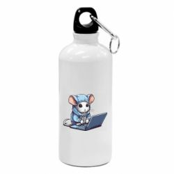 Фляга Миша в одязі за ноутбуком - FATLINE Фляга Миша в одязі за ноутбуком