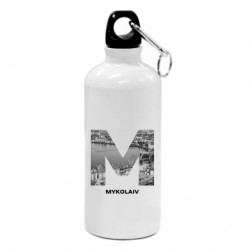 Фляга Mykolaiv Black & White - FATLINE Фляга Mykolaiv Black & White