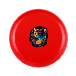 Фрисби Кот в цветах - FATLINE Фрисби Кот в цветах