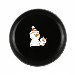 Фрисби Корги метит снеговика - FATLINE Фрисби Корги метит снеговика