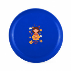 Фрисби Время Осени. Женщина с осенними листьями - FATLINE Фрисби Время Осени. Женщина с осенними листьями