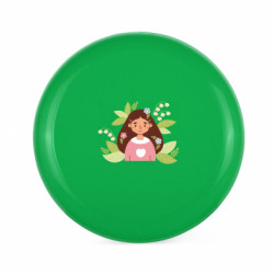 Фрисби Весенняя Девушка с ландышами - FATLINE Фрисби Весенняя Девушка с ландышами