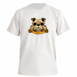 Футболка премиум мужская FATLINE Сахарный бульдог - FATLINE Футболка премиум мужская FATLINE Сахарный бульдог