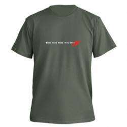 Футболка премиум мужская FATLINE Dodge logo - FATLINE Футболка премиум мужская FATLINE Dodge logo