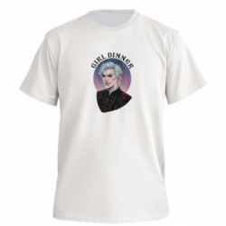 Футболка преміум чоловіча FATLINE Girl dinner - FATLINE Футболка преміум чоловіча FATLINE Girl dinner