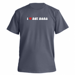 Футболка преміум чоловіча FATLINE I love hot moms