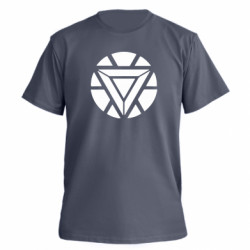 Футболка премиум мужская FATLINE Iron Man Heart - FATLINE Футболка премиум мужская FATLINE Iron Man Heart