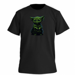 Футболка преміум чоловіча FATLINE Кіт Йода - FATLINE Футболка преміум чоловіча FATLINE Кіт Йода