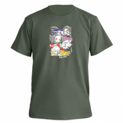 Футболка премиум мужская FATLINE Клинок, рассекающий демонов.