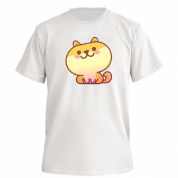 Футболка премиум мужская FATLINE Корги с улыбкой - FATLINE Футболка премиум мужская FATLINE Корги с улыбкой