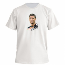 Футболка премиум мужская FATLINE Криштиану Роналду, полигональный портрет