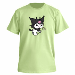 Футболка преміум чоловіча FATLINE Kuromi devil - FATLINE Футболка преміум чоловіча FATLINE Kuromi devil