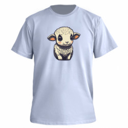 Футболка премиум мужская FATLINE Маленькая овца - FATLINE Футболка премиум мужская FATLINE Маленькая овца