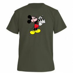 Футболка премиум мужская FATLINE Микки режиссер - FATLINE Футболка премиум мужская FATLINE Микки режиссер