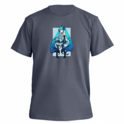 Футболка премиум мужская FATLINE Miku art