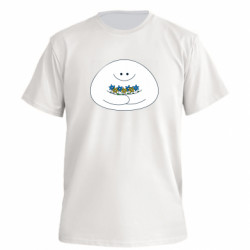 Футболка премиум мужская FATLINE милый персонаж патриот