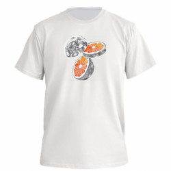 Футболка преміум чоловіча FATLINE Місяць в розрізі - FATLINE Футболка преміум чоловіча FATLINE Місяць в розрізі