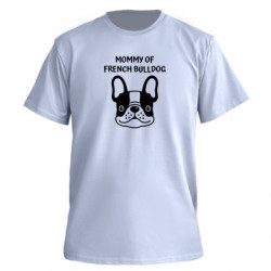 Футболка премиум мужская FATLINE Mommy of french bulldog - FATLINE Футболка премиум мужская FATLINE Mommy of french bulldog