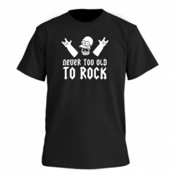 Футболка премиум мужская FATLINE Never old to rock (Gomer) - FATLINE Футболка премиум мужская FATLINE Never old to rock (Gomer)