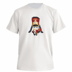 Футболка премиум мужская FATLINE Пиксельный Пом-Пом - FATLINE Футболка премиум мужская FATLINE Пиксельный Пом-Пом