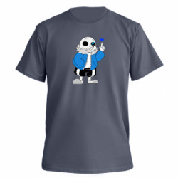 Футболка премиум мужская FATLINE Sans with heart - FATLINE Футболка премиум мужская FATLINE Sans with heart