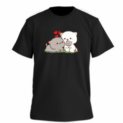 Футболка премиум мужская FATLINE Семья котиков