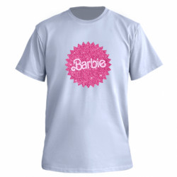 Футболка премиум мужская FATLINE Sparkling Barbie logo - FATLINE Футболка премиум мужская FATLINE Sparkling Barbie logo