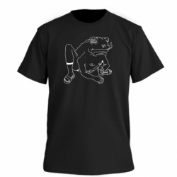 Футболка премиум мужская FATLINE Toad with human hands - FATLINE Футболка премиум мужская FATLINE Toad with human hands