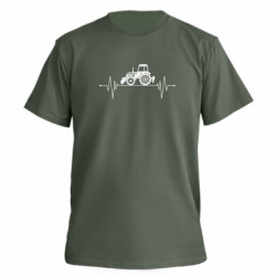 Футболка премиум мужская FATLINE Трактор импульс - FATLINE Футболка премиум мужская FATLINE Трактор импульс