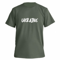 Футболка премиум мужская FATLINE UKRAINE Handwritten Font