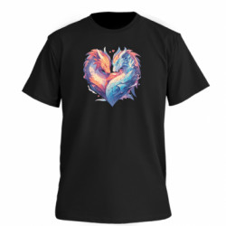 Футболка премиум мужская FATLINE влюбленные драконы - FATLINE Футболка премиум мужская FATLINE влюбленные драконы