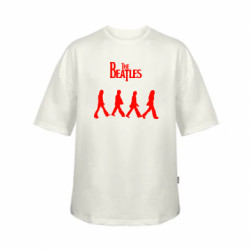 Футболка детская оверсайз FATLINE Beatles Group - FATLINE Футболка детская оверсайз FATLINE Beatles Group