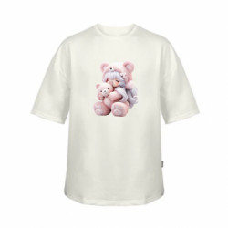 Футболка детская оверсайз FATLINE Девочка-мишка - FATLINE Футболка детская оверсайз FATLINE Девочка-мишка